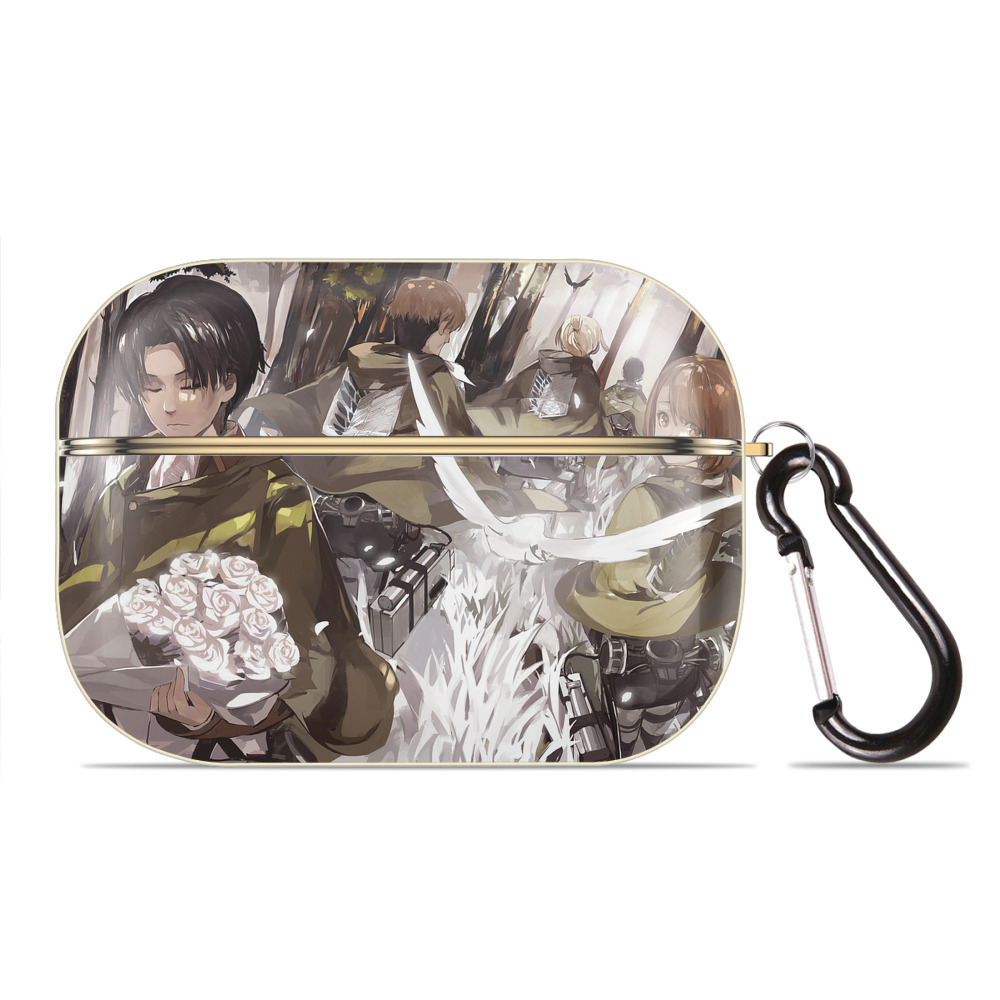 （画像用） 進撃の巨人 Attack on Titan 【AirPods Pro用】ハードシェル保護ケース｜耐衝撃・防指紋・カラビナ付き商品仕様