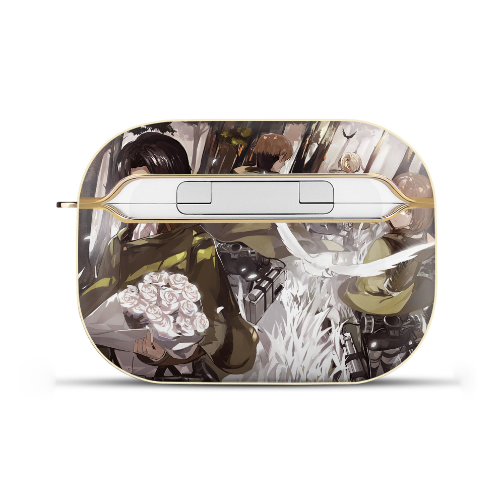 （画像用） 進撃の巨人 Attack on Titan 【AirPods Pro用】ハードシェル保護ケース｜耐衝撃・防指紋・カラビナ付き商品仕様