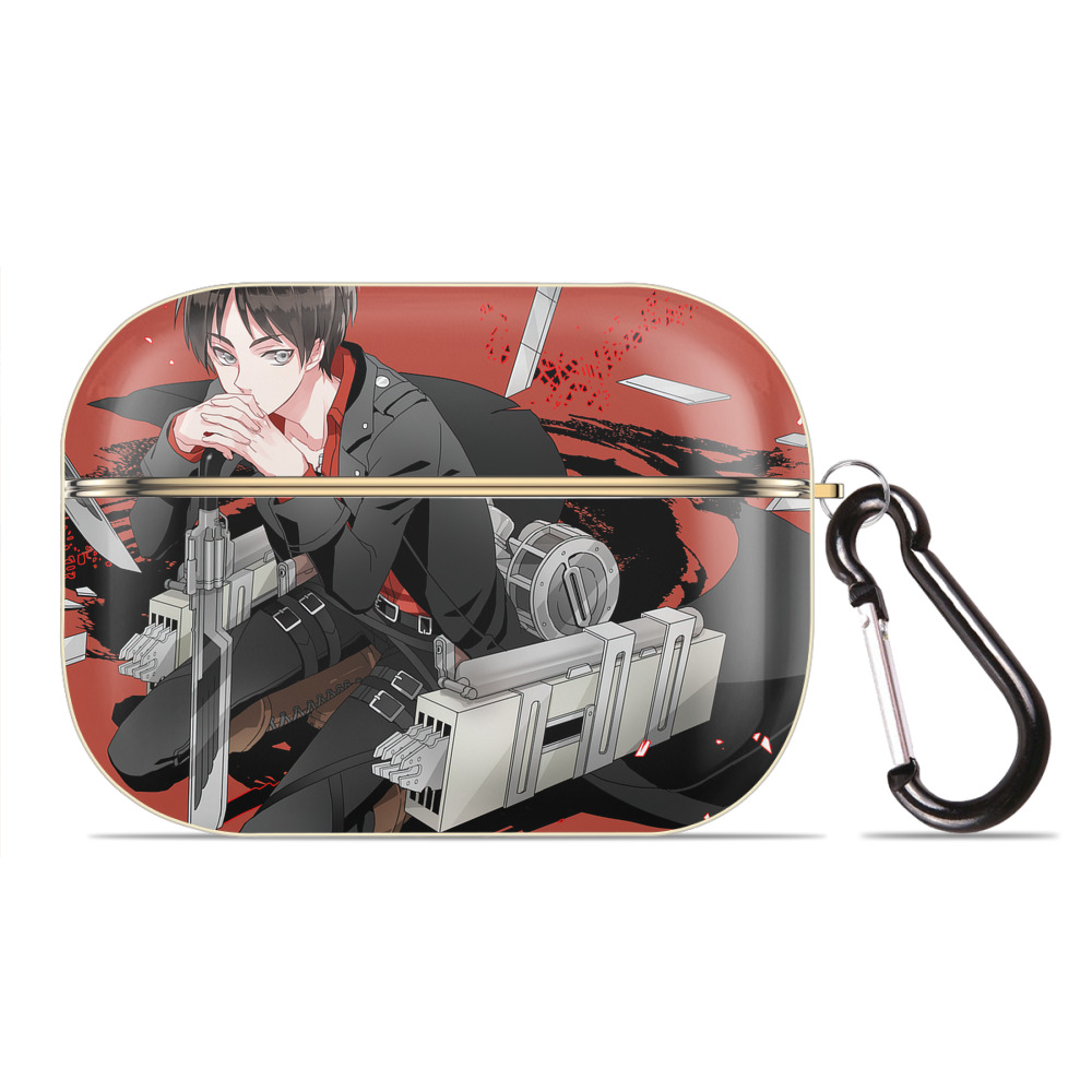 （画像用） 進撃の巨人 Attack on Titan 【AirPods Pro用】ハードシェル保護ケース｜耐衝撃・防指紋・カラビナ付き商品仕様