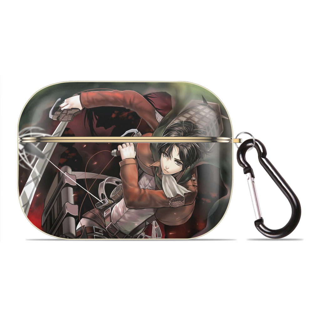 （画像用） 進撃の巨人 Attack on Titan 【AirPods Pro用】ハードシェル保護ケース｜耐衝撃・防指紋・カラビナ付き商品仕様