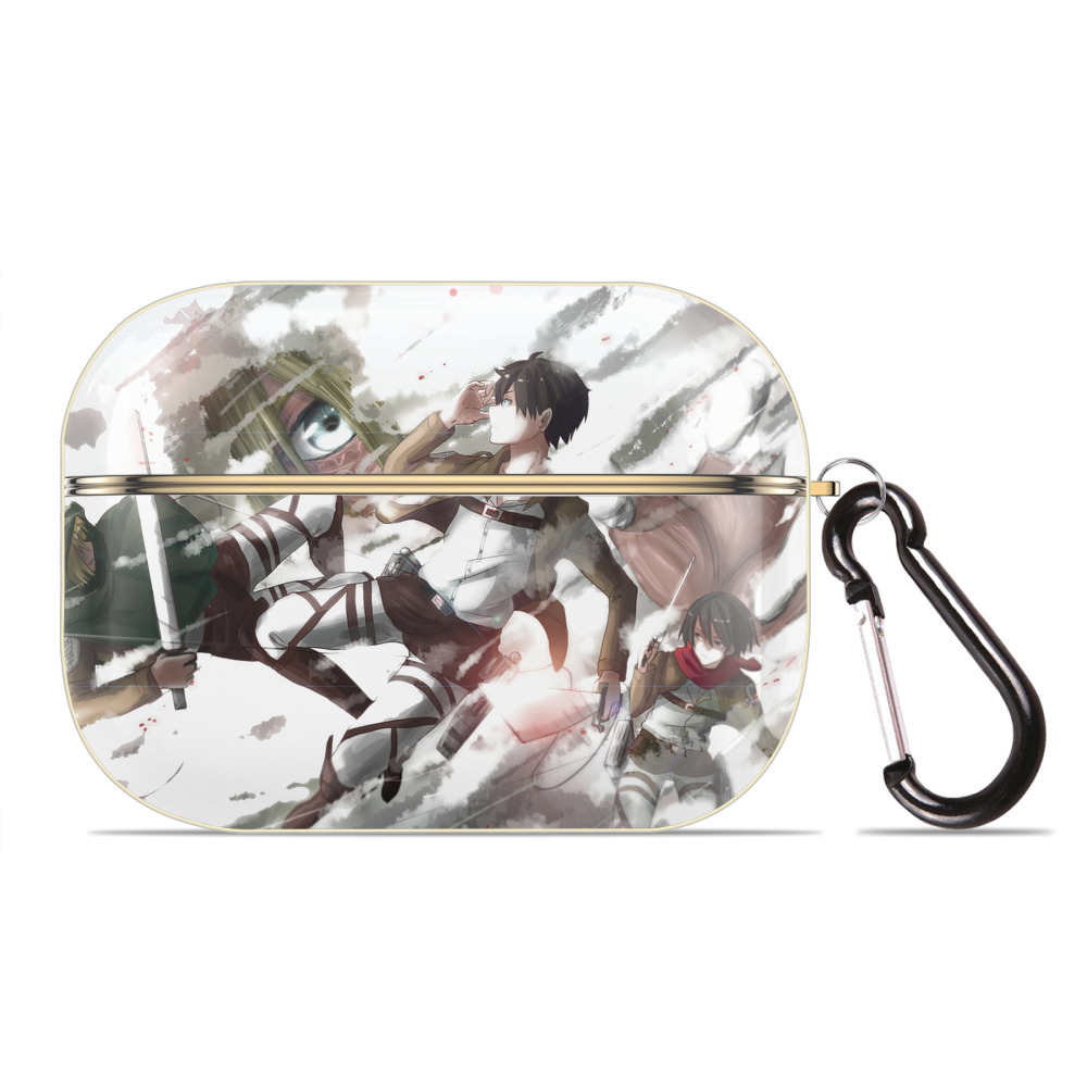 （画像用） 進撃の巨人 Attack on Titan 【AirPods Pro用】ハードシェル保護ケース｜耐衝撃・防指紋・カラビナ付き商品仕様