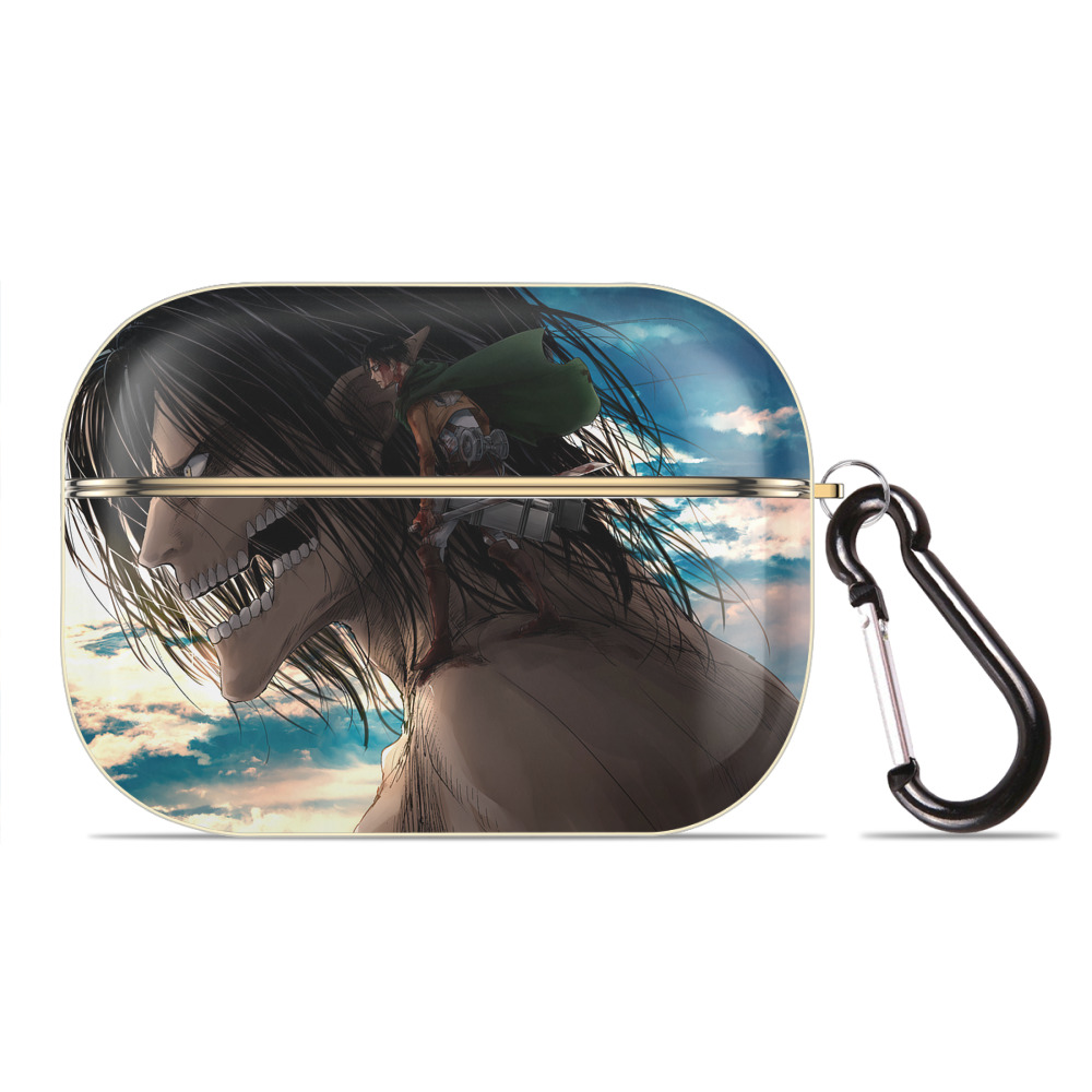 （画像用） 進撃の巨人 Attack on Titan 【AirPods Pro用】ハードシェル保護ケース｜耐衝撃・防指紋・カラビナ付き商品仕様