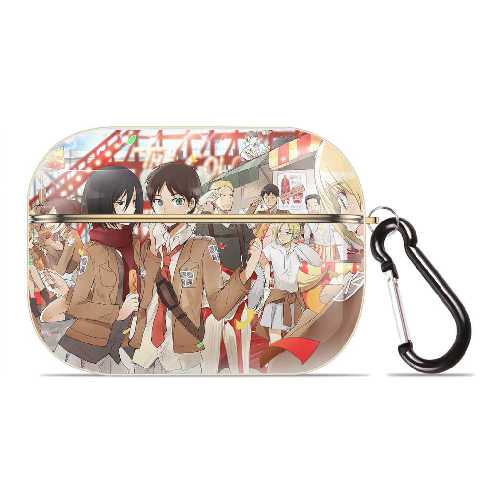 （画像用） 進撃の巨人 Attack on Titan 【AirPods Pro用】ハードシェル保護ケース｜耐衝撃・防指紋・カラビナ付き商品仕様