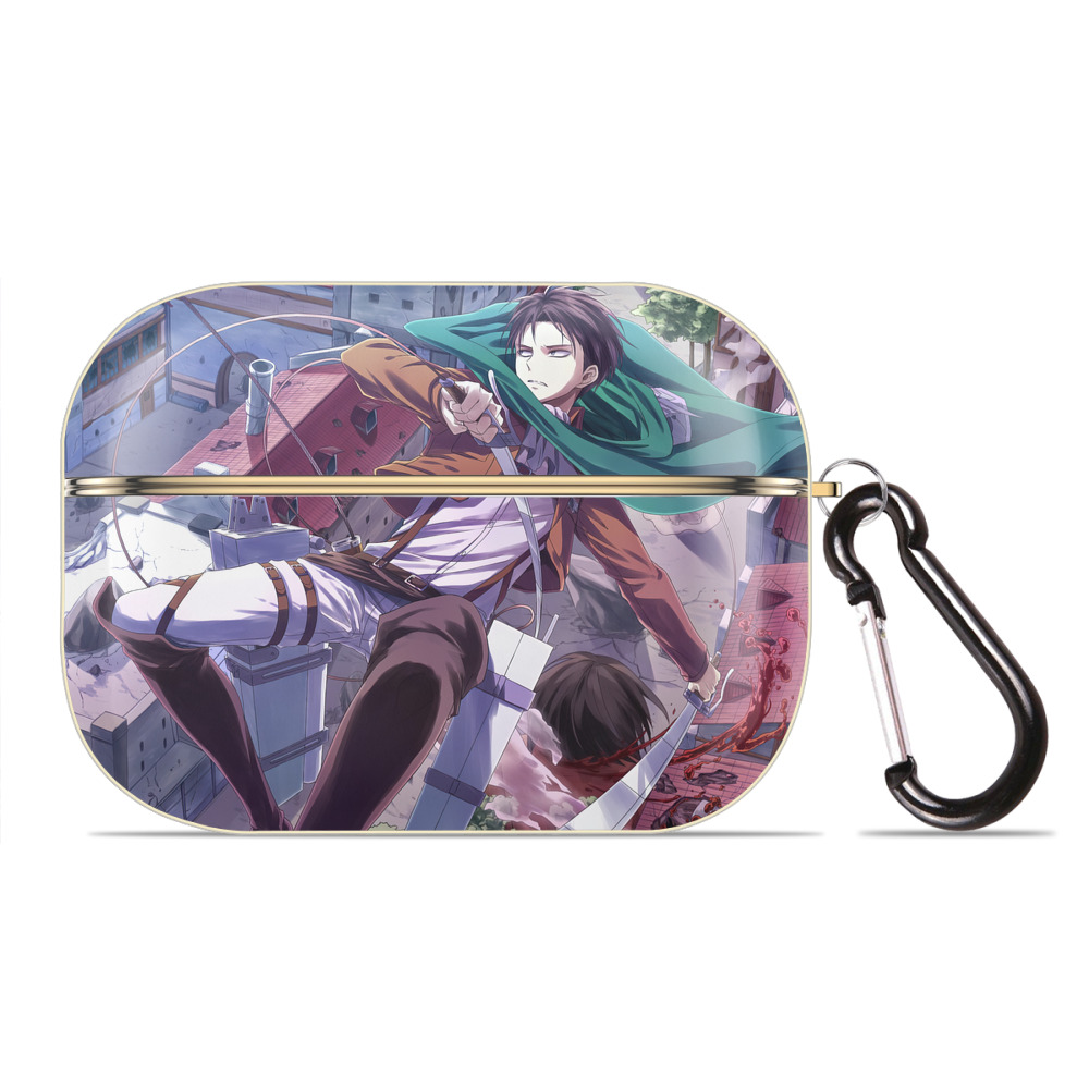 （画像用） 進撃の巨人 Attack on Titan 【AirPods Pro用】ハードシェル保護ケース｜耐衝撃・防指紋・カラビナ付き商品仕様