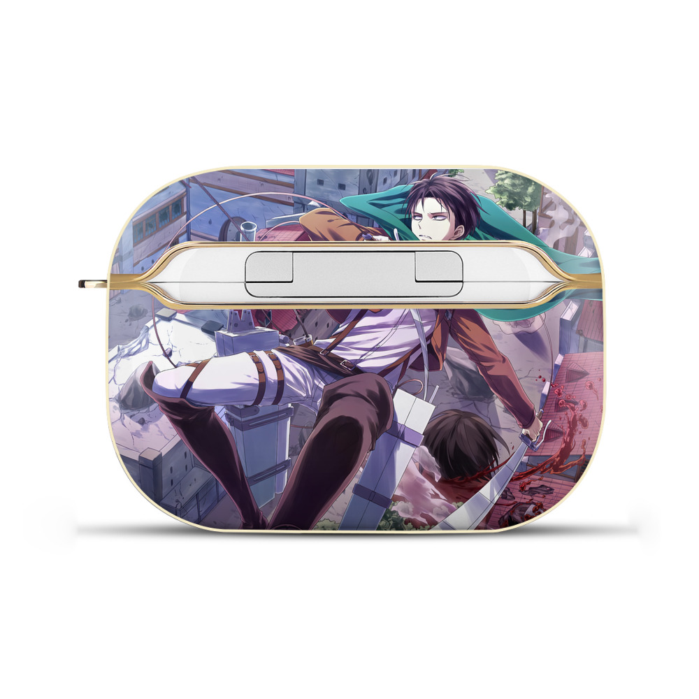 （画像用） 進撃の巨人 Attack on Titan 【AirPods Pro用】ハードシェル保護ケース｜耐衝撃・防指紋・カラビナ付き商品仕様
