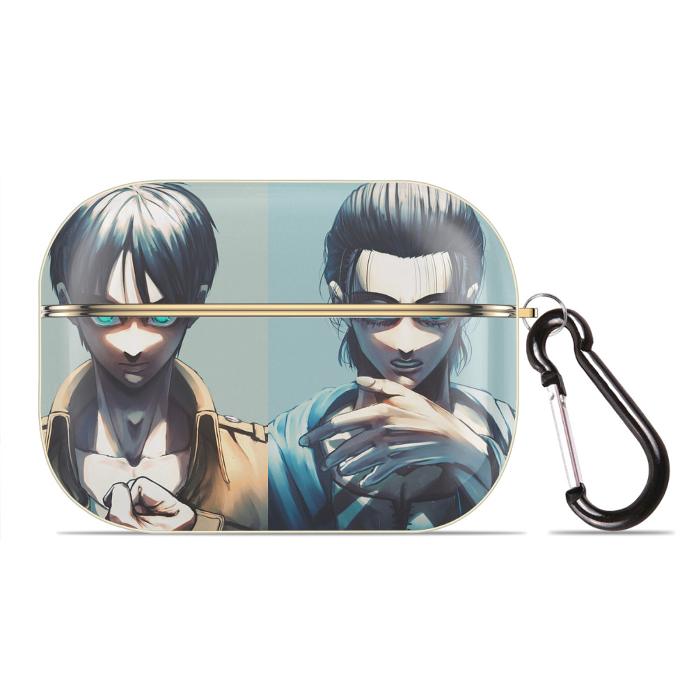 （画像用） 進撃の巨人 Attack on Titan 【AirPods Pro用】ハードシェル保護ケース｜耐衝撃・防指紋・カラビナ付き商品仕様