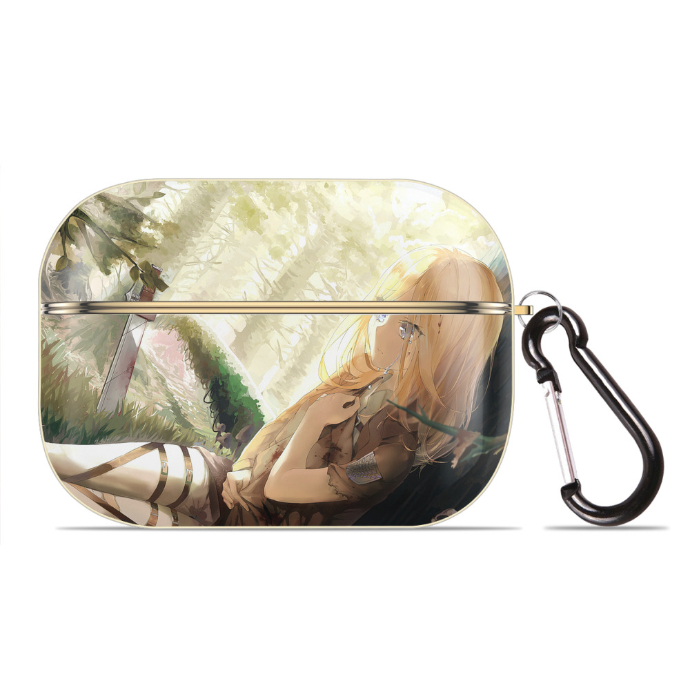 （画像用） 進撃の巨人 Attack on Titan 【AirPods Pro用】ハードシェル保護ケース｜耐衝撃・防指紋・カラビナ付き商品仕様