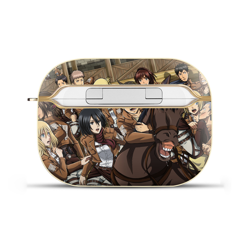 （画像用） 進撃の巨人 Attack on Titan 【AirPods Pro用】ハードシェル保護ケース｜耐衝撃・防指紋・カラビナ付き商品仕様