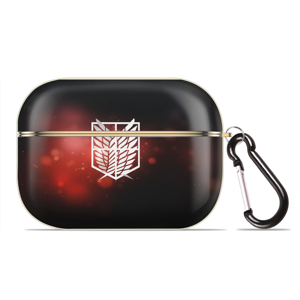 （画像用） 進撃の巨人 Attack on Titan 【AirPods Pro用】ハードシェル保護ケース｜耐衝撃・防指紋・カラビナ付き商品仕様