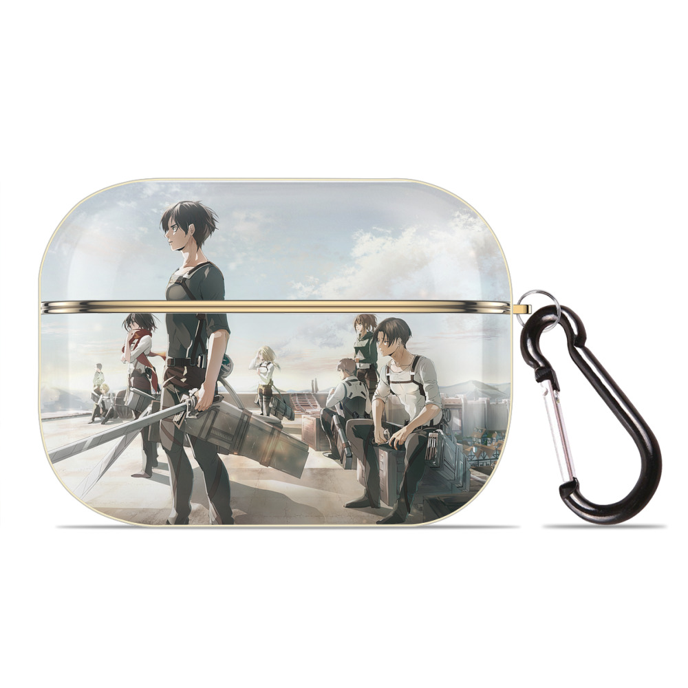 （画像用） 進撃の巨人 Attack on Titan 【AirPods Pro用】ハードシェル保護ケース｜耐衝撃・防指紋・カラビナ付き商品仕様