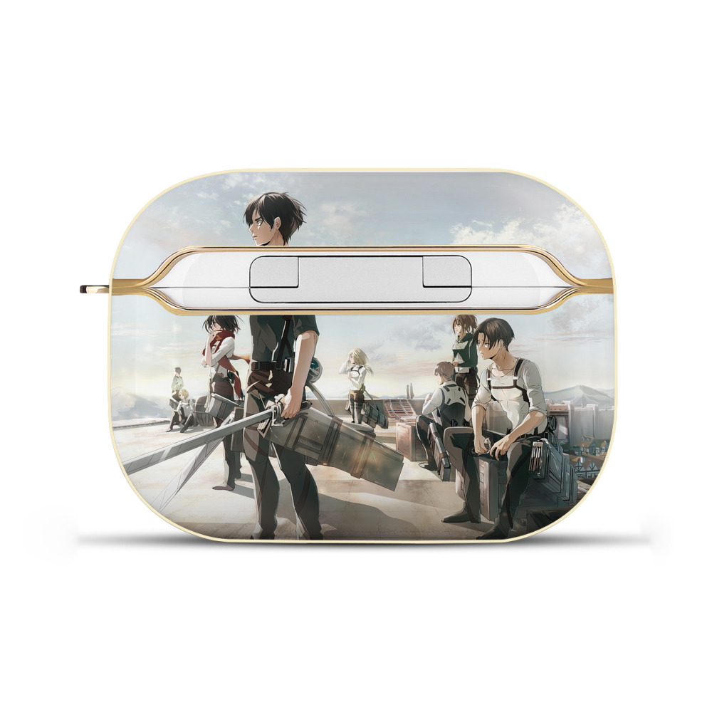 （画像用） 進撃の巨人 Attack on Titan 【AirPods Pro用】ハードシェル保護ケース｜耐衝撃・防指紋・カラビナ付き商品仕様