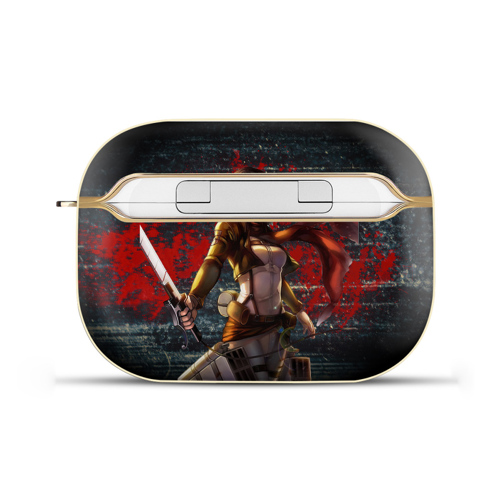 （画像用） 進撃の巨人 Attack on Titan 【AirPods Pro用】ハードシェル保護ケース｜耐衝撃・防指紋・カラビナ付き商品仕様