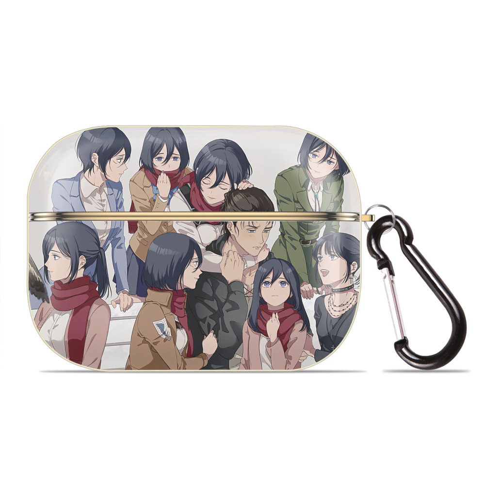 （画像用） 進撃の巨人 Attack on Titan 【AirPods Pro用】ハードシェル保護ケース｜耐衝撃・防指紋・カラビナ付き商品仕様