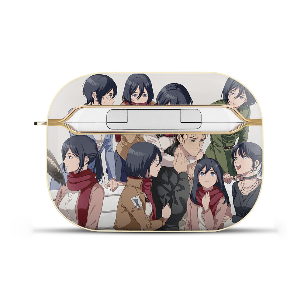 （画像用） 進撃の巨人 Attack on Titan 【AirPods Pro用】ハードシェル保護ケース｜耐衝撃・防指紋・カラビナ付き商品仕様