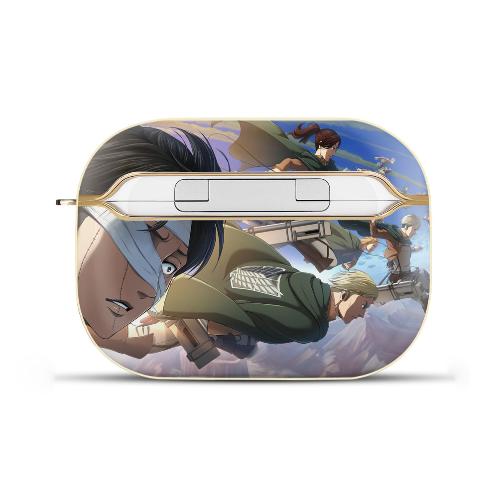 （画像用） 進撃の巨人 Attack on Titan 【AirPods Pro用】ハードシェル保護ケース｜耐衝撃・防指紋・カラビナ付き商品仕様
