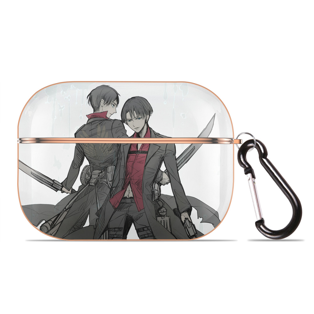 （画像用） 進撃の巨人 Attack on Titan 【AirPods Pro用】ハードシェル保護ケース｜耐衝撃・防指紋・カラビナ付き商品仕様