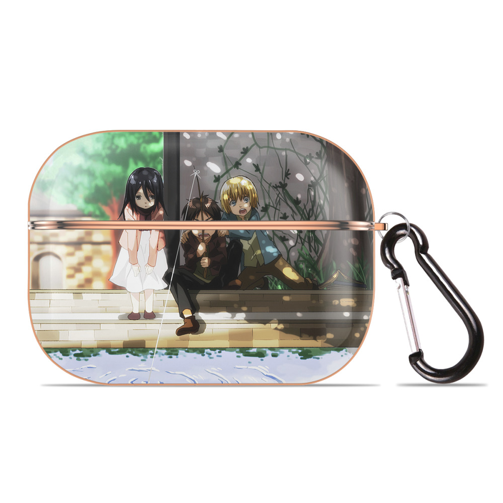 （画像用） 進撃の巨人 Attack on Titan 【AirPods Pro用】ハードシェル保護ケース｜耐衝撃・防指紋・カラビナ付き商品仕様