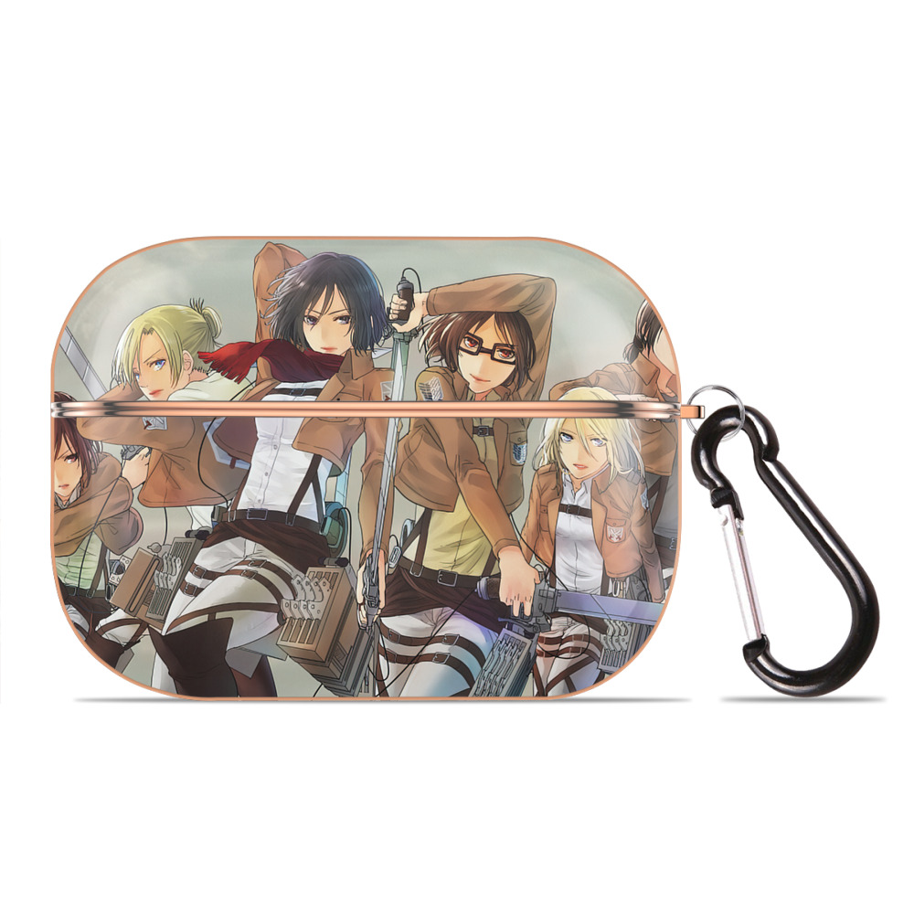 （画像用） 進撃の巨人 Attack on Titan 【AirPods Pro用】ハードシェル保護ケース｜耐衝撃・防指紋・カラビナ付き商品仕様