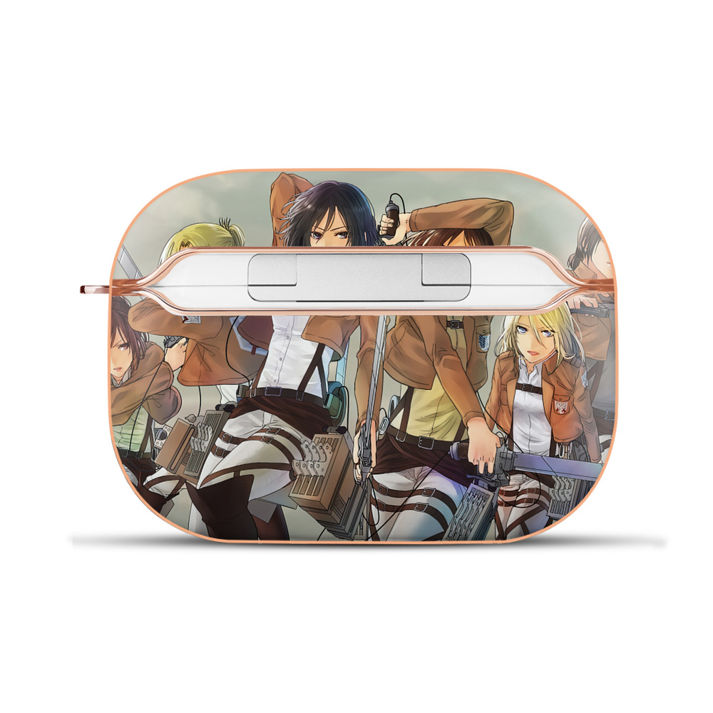（画像用） 進撃の巨人 Attack on Titan 【AirPods Pro用】ハードシェル保護ケース｜耐衝撃・防指紋・カラビナ付き商品仕様