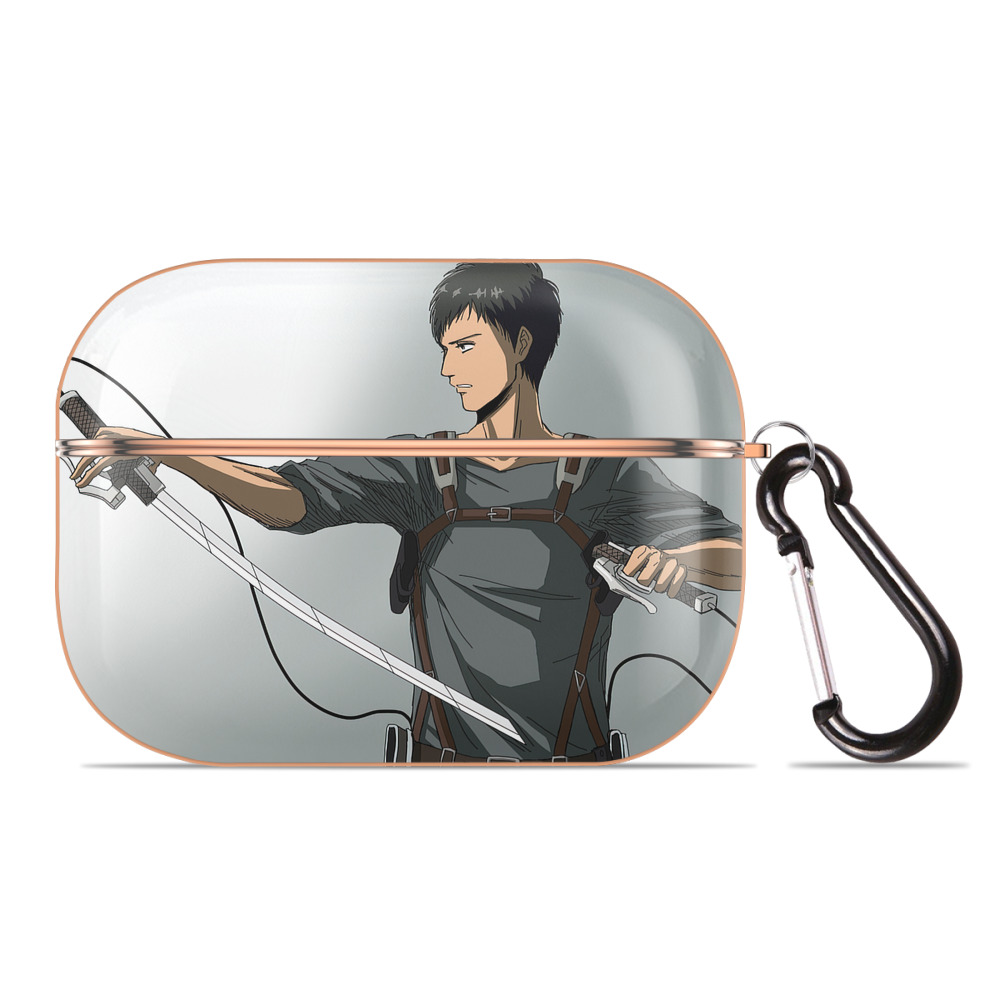 （画像用） 進撃の巨人 Attack on Titan 【AirPods Pro用】ハードシェル保護ケース｜耐衝撃・防指紋・カラビナ付き商品仕様
