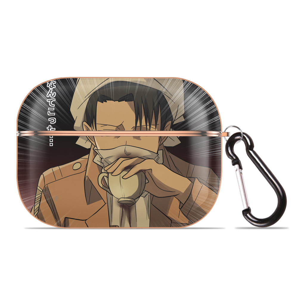 （画像用） 進撃の巨人 Attack on Titan 【AirPods Pro用】ハードシェル保護ケース｜耐衝撃・防指紋・カラビナ付き商品仕様