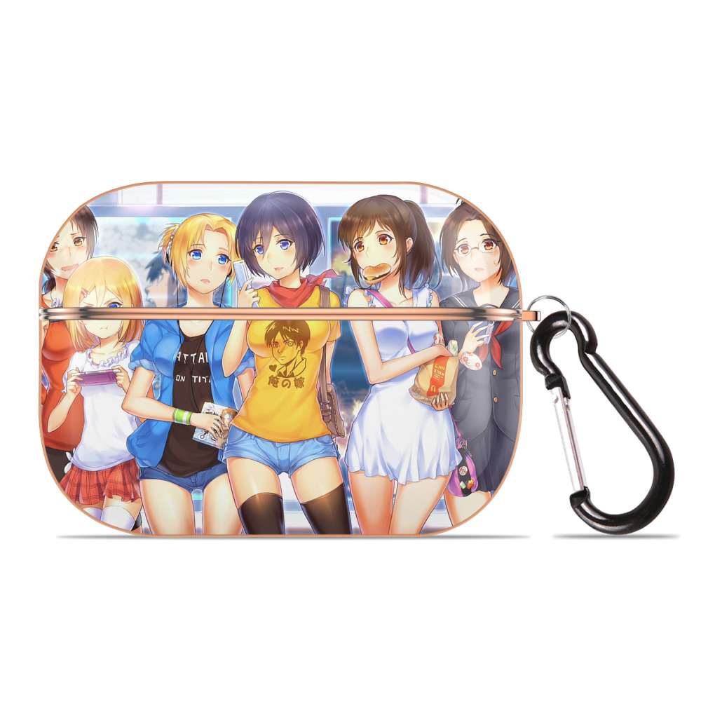 （画像用） 進撃の巨人 Attack on Titan 【AirPods Pro用】ハードシェル保護ケース｜耐衝撃・防指紋・カラビナ付き商品仕様