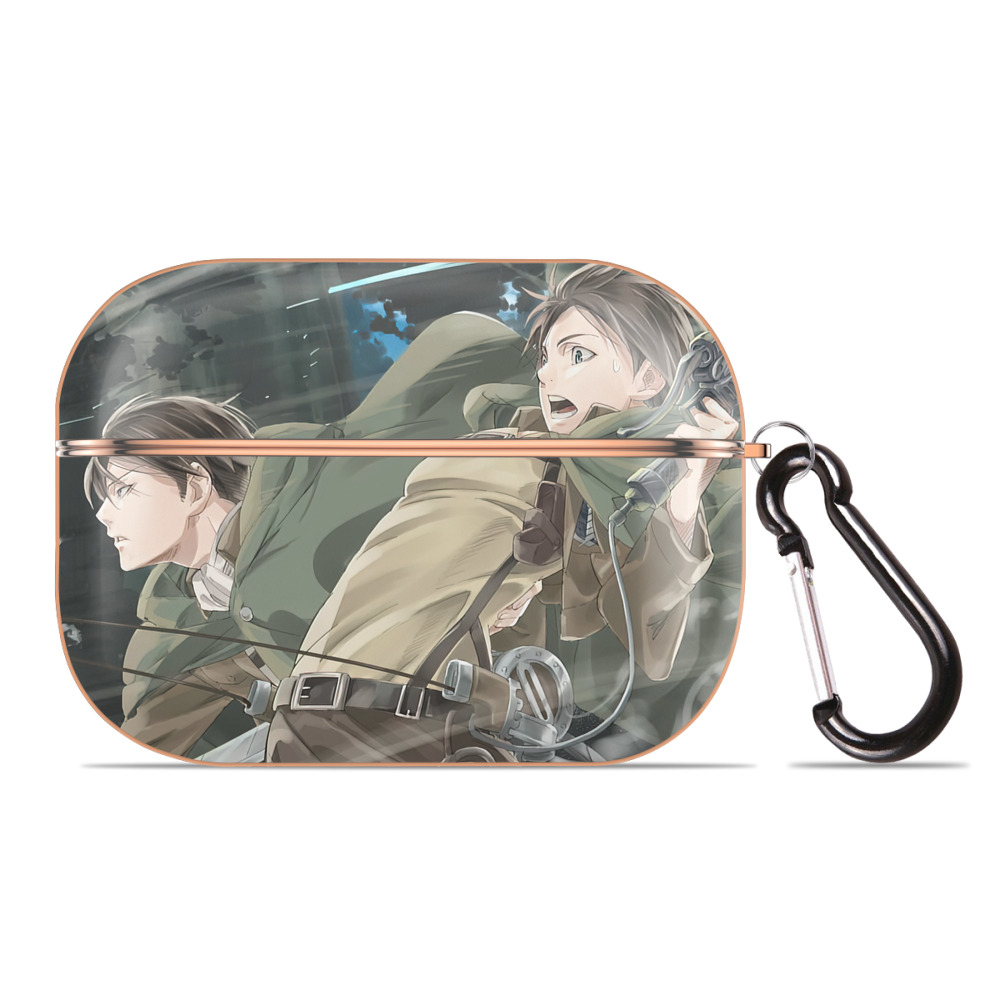 （画像用） 進撃の巨人 Attack on Titan 【AirPods Pro用】ハードシェル保護ケース｜耐衝撃・防指紋・カラビナ付き商品仕様