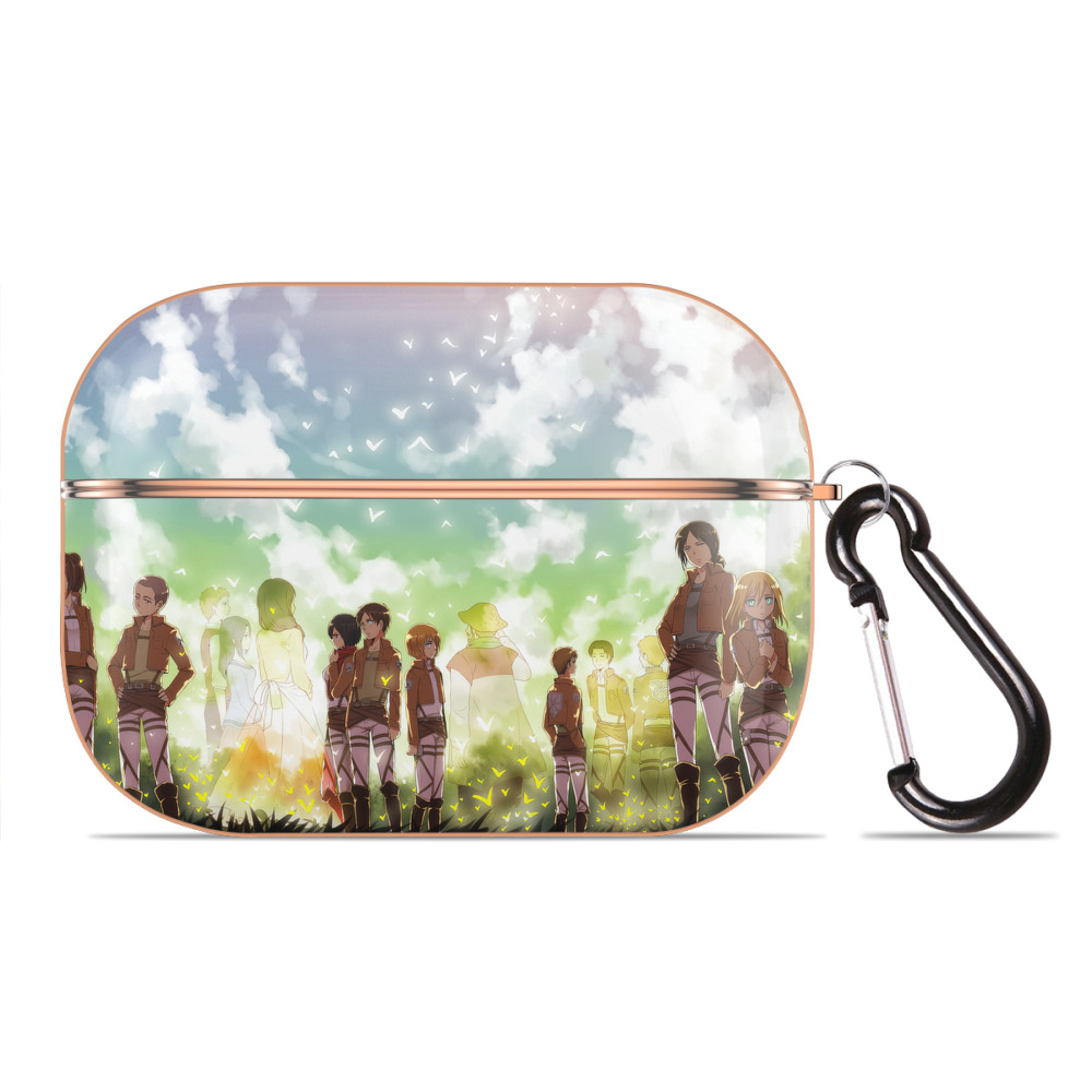 （画像用） 進撃の巨人 Attack on Titan 【AirPods Pro用】ハードシェル保護ケース｜耐衝撃・防指紋・カラビナ付き商品仕様