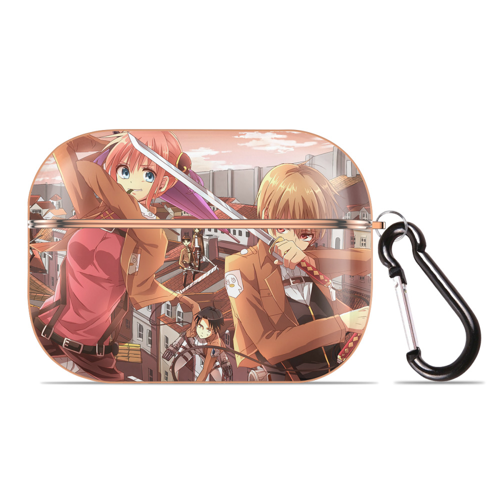 （画像用） 進撃の巨人 Attack on Titan 【AirPods Pro用】ハードシェル保護ケース｜耐衝撃・防指紋・カラビナ付き商品仕様