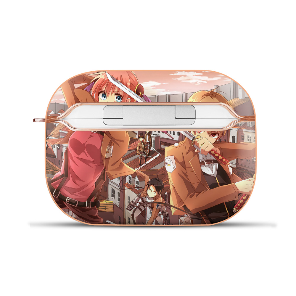 （画像用） 進撃の巨人 Attack on Titan 【AirPods Pro用】ハードシェル保護ケース｜耐衝撃・防指紋・カラビナ付き商品仕様