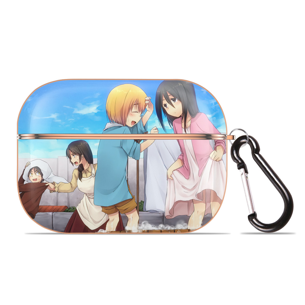 （画像用） 進撃の巨人 Attack on Titan 【AirPods Pro用】ハードシェル保護ケース｜耐衝撃・防指紋・カラビナ付き商品仕様