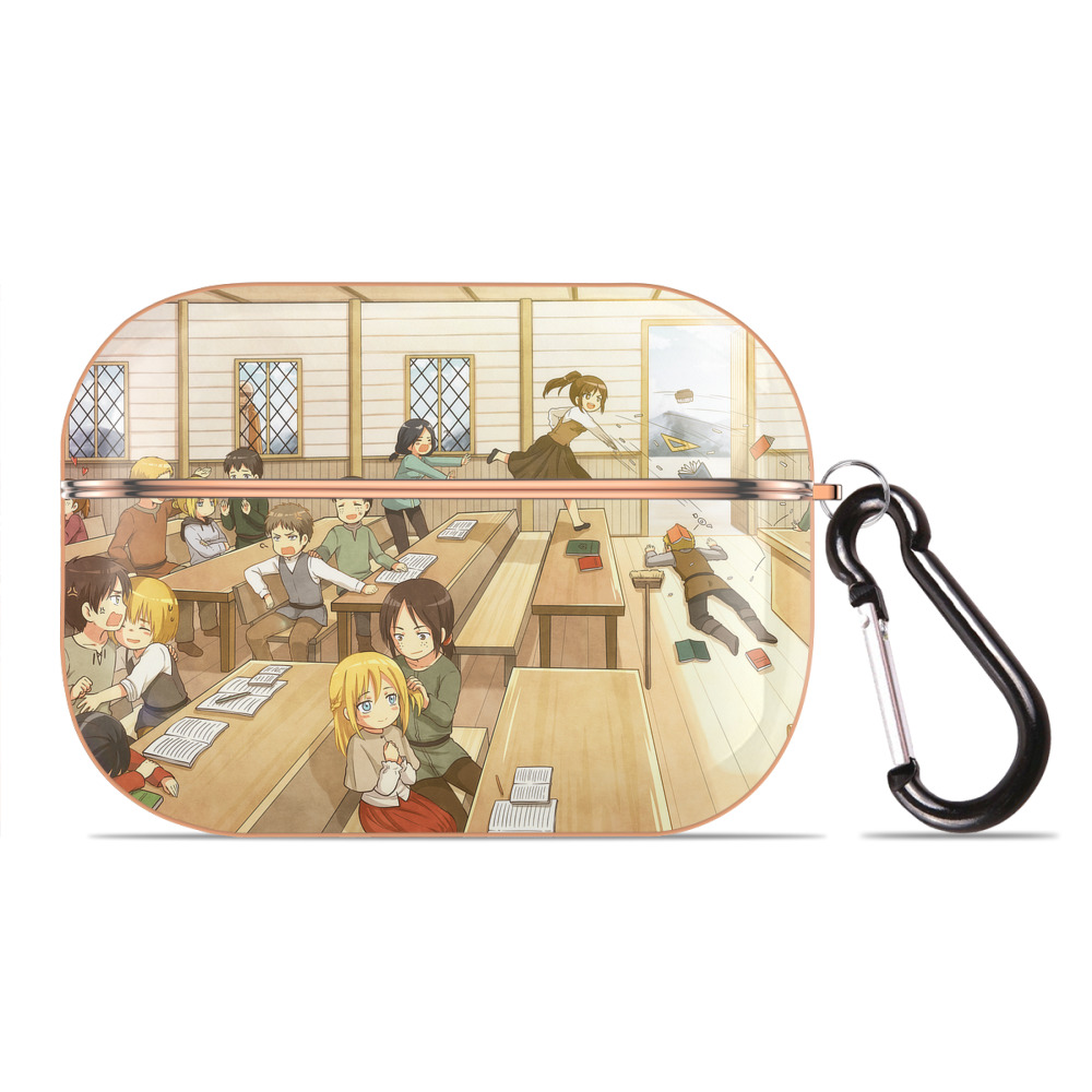 （画像用） 進撃の巨人 Attack on Titan 【AirPods Pro用】ハードシェル保護ケース｜耐衝撃・防指紋・カラビナ付き商品仕様