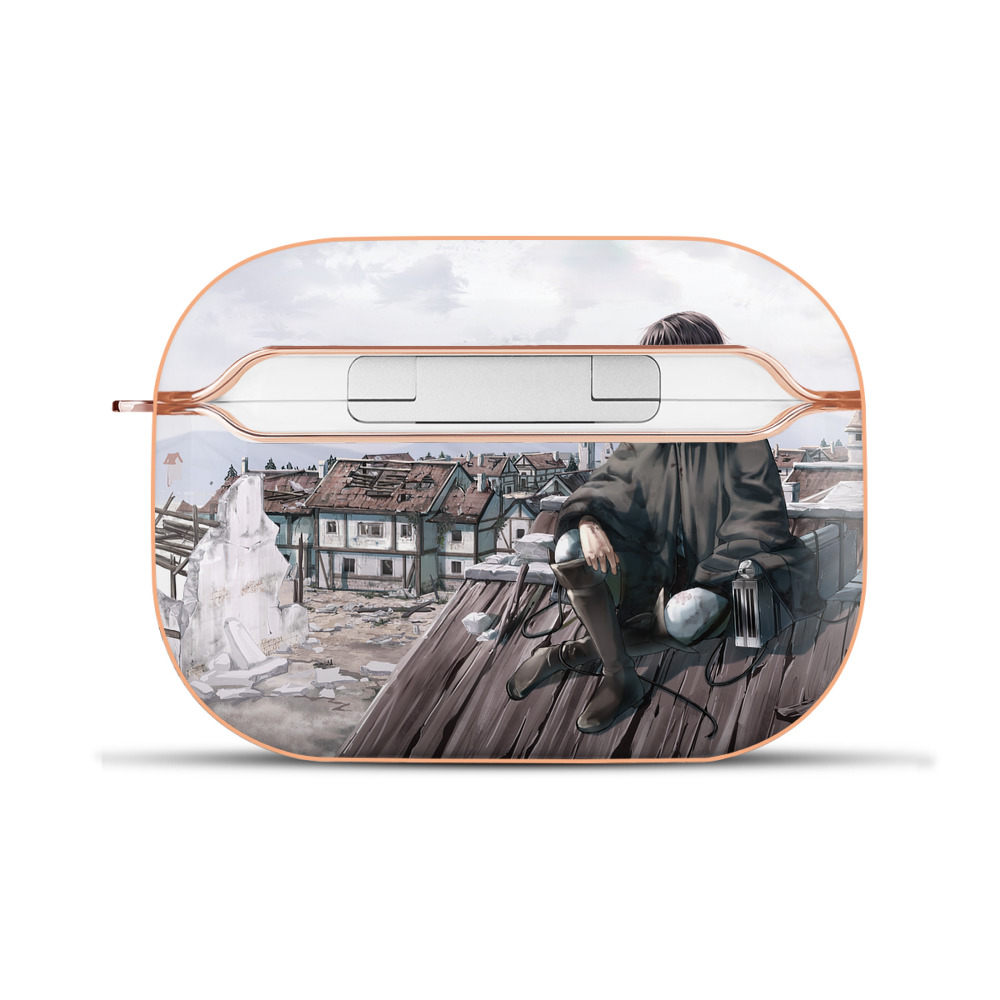 （画像用） 進撃の巨人 Attack on Titan 【AirPods Pro用】ハードシェル保護ケース｜耐衝撃・防指紋・カラビナ付き商品仕様