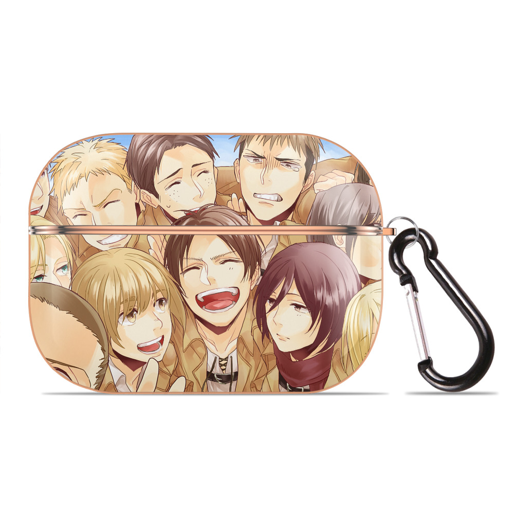 （画像用） 進撃の巨人 Attack on Titan 【AirPods Pro用】ハードシェル保護ケース｜耐衝撃・防指紋・カラビナ付き商品仕様