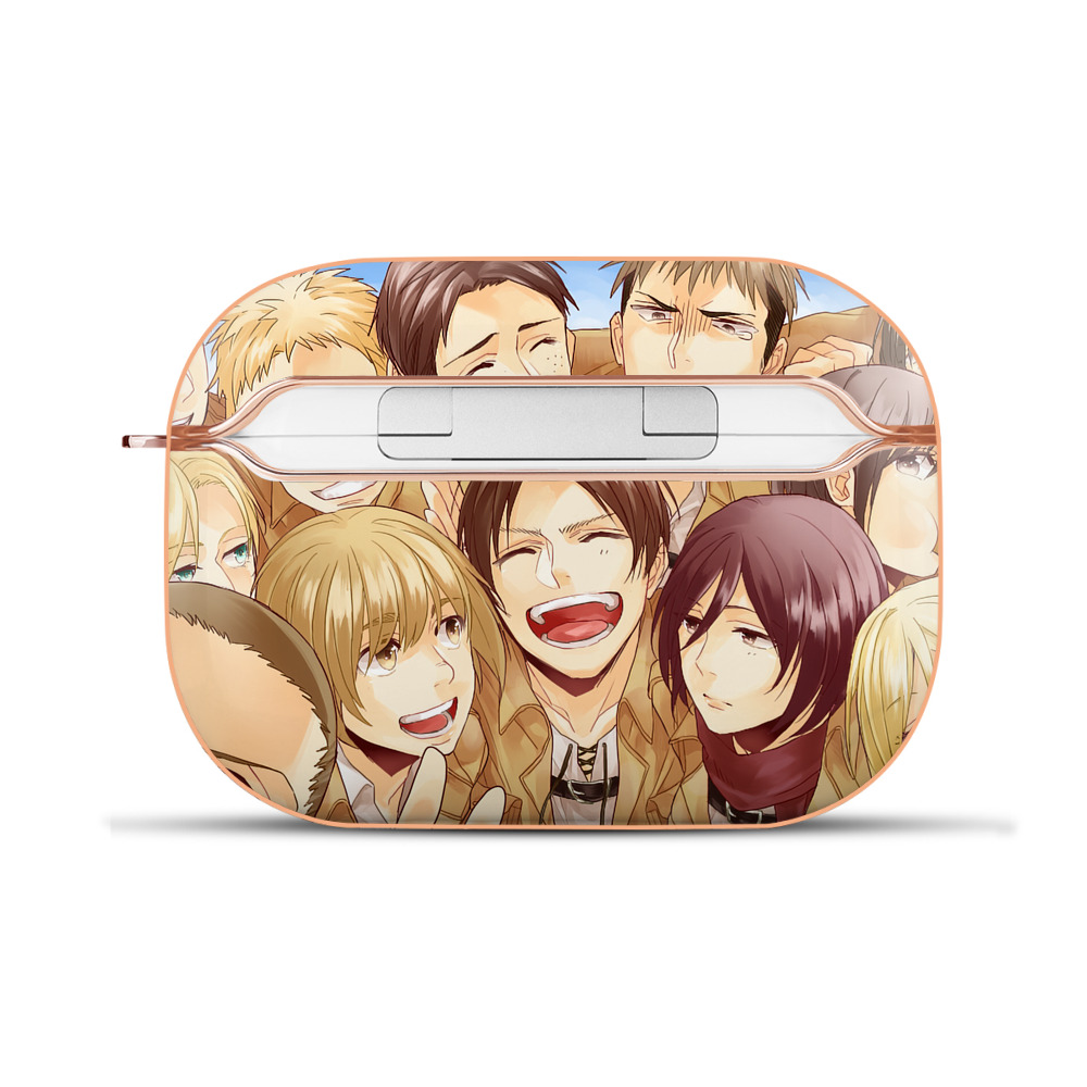 （画像用） 進撃の巨人 Attack on Titan 【AirPods Pro用】ハードシェル保護ケース｜耐衝撃・防指紋・カラビナ付き商品仕様