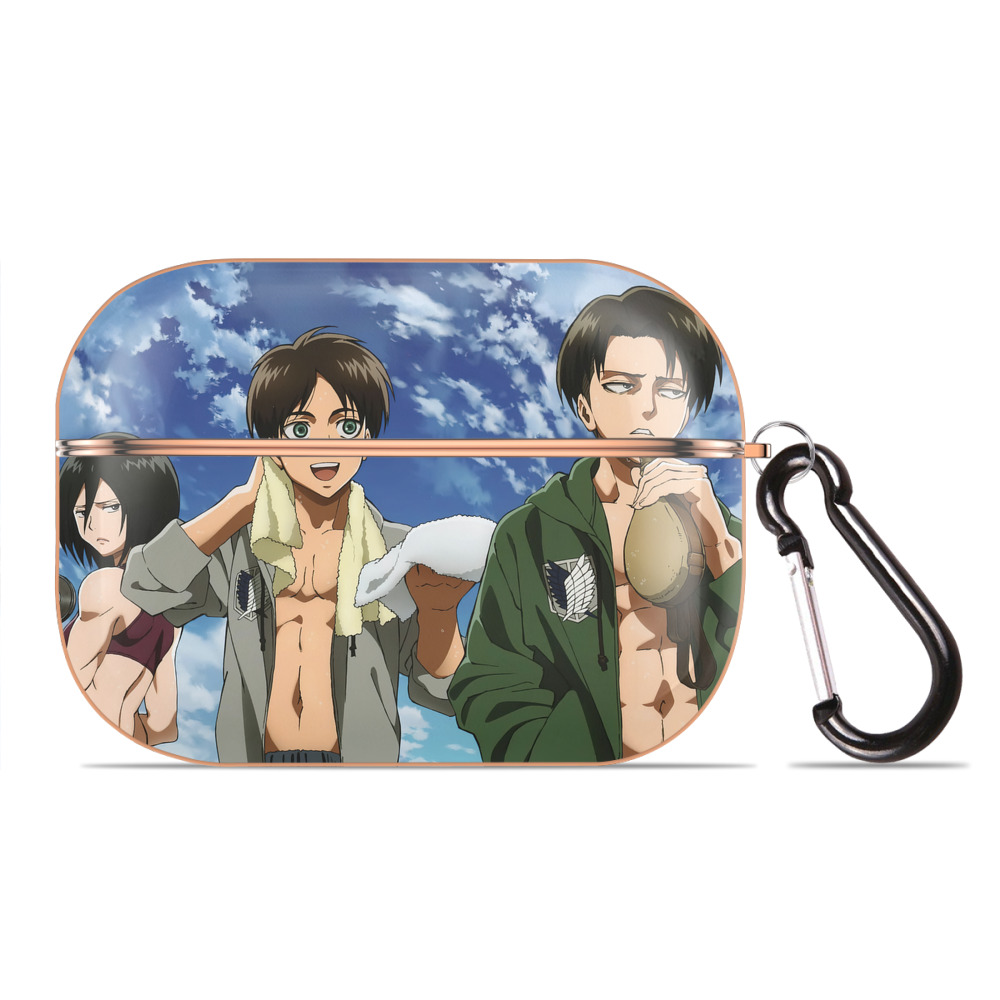 （画像用） 進撃の巨人 Attack on Titan 【AirPods Pro用】ハードシェル保護ケース｜耐衝撃・防指紋・カラビナ付き商品仕様