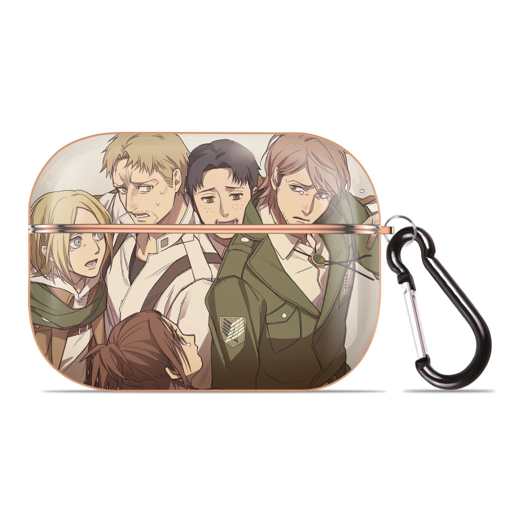 （画像用） 進撃の巨人 Attack on Titan 【AirPods Pro用】ハードシェル保護ケース｜耐衝撃・防指紋・カラビナ付き商品仕様