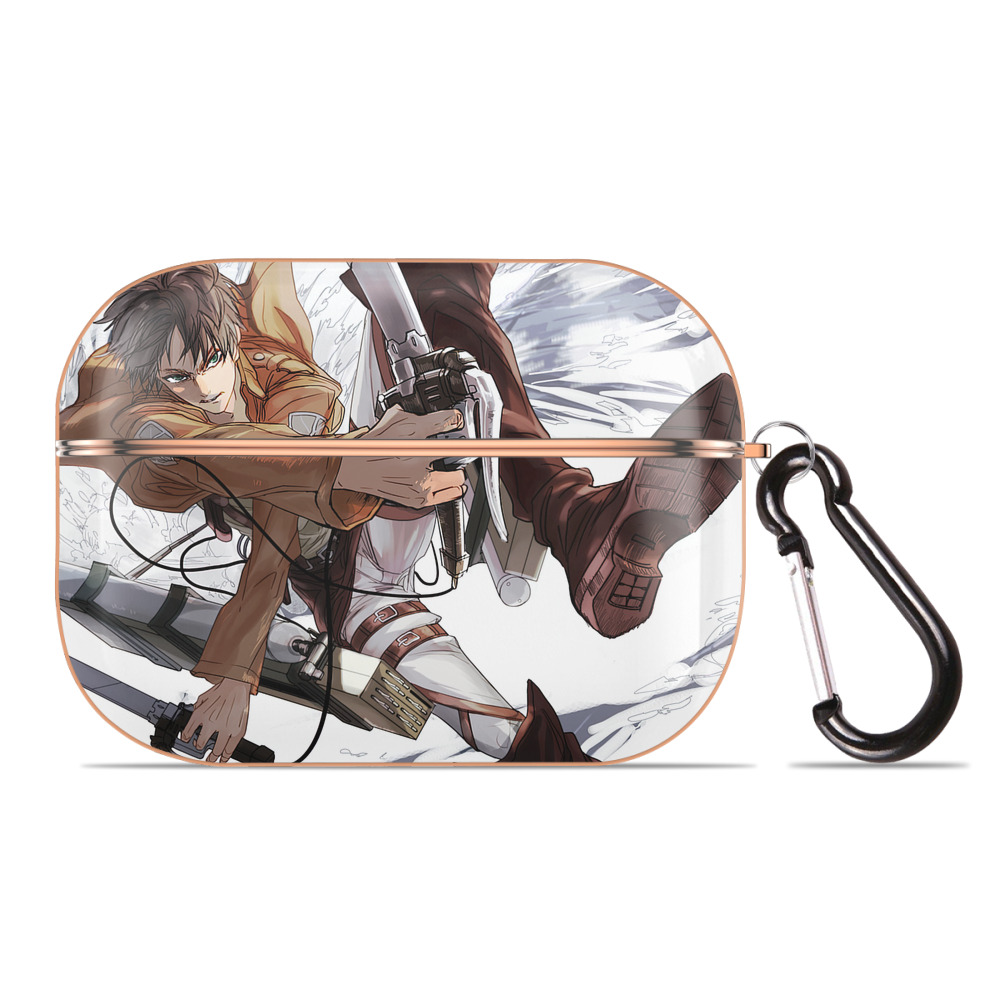 （画像用） 進撃の巨人 Attack on Titan 【AirPods Pro用】ハードシェル保護ケース｜耐衝撃・防指紋・カラビナ付き商品仕様