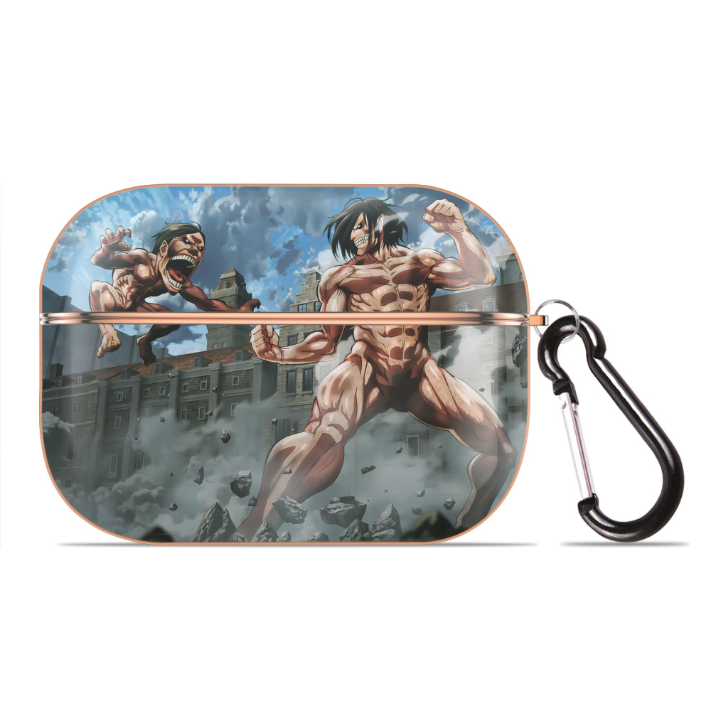 （画像用） 進撃の巨人 Attack on Titan 【AirPods Pro用】ハードシェル保護ケース｜耐衝撃・防指紋・カラビナ付き商品仕様