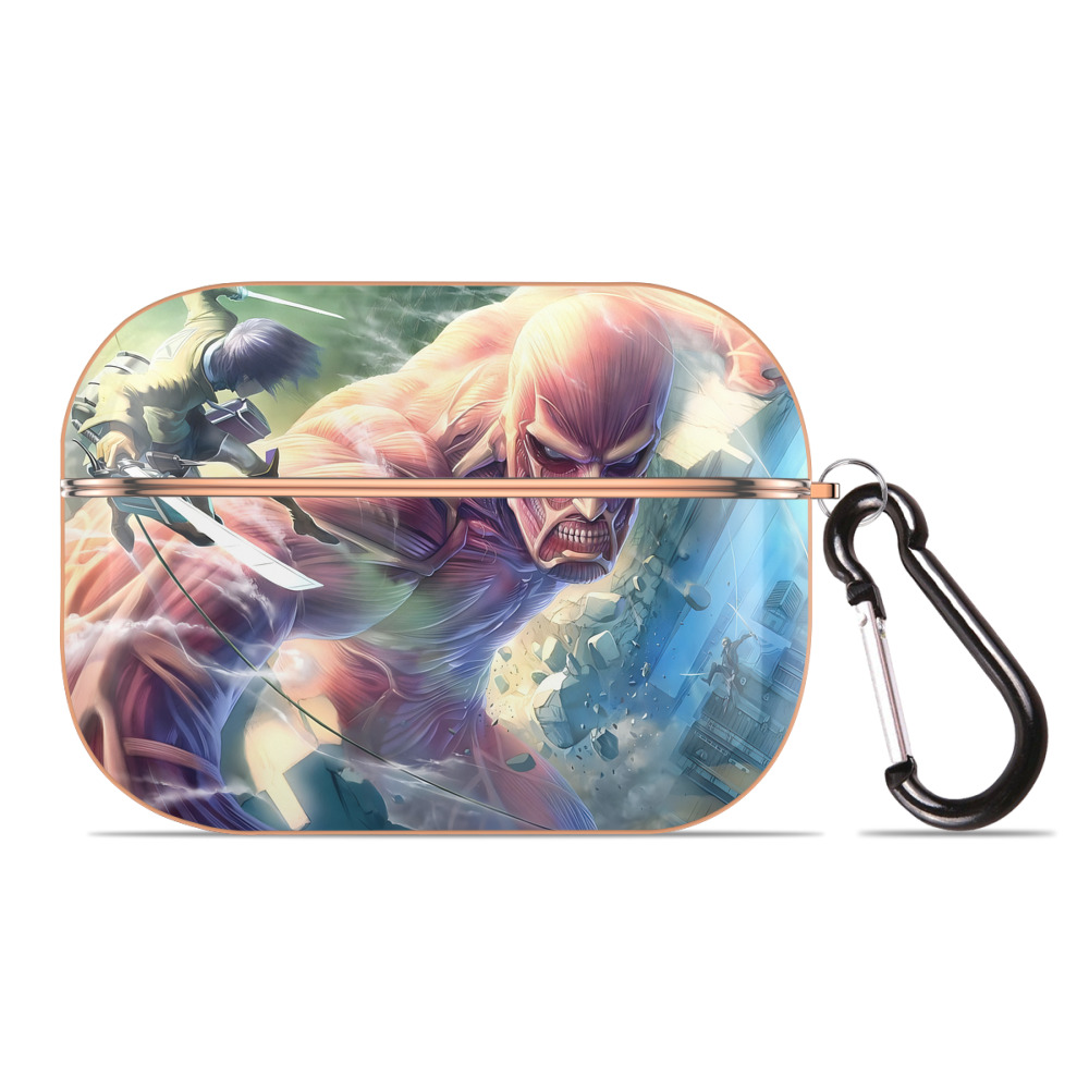 （画像用） 進撃の巨人 Attack on Titan 【AirPods Pro用】ハードシェル保護ケース｜耐衝撃・防指紋・カラビナ付き商品仕様