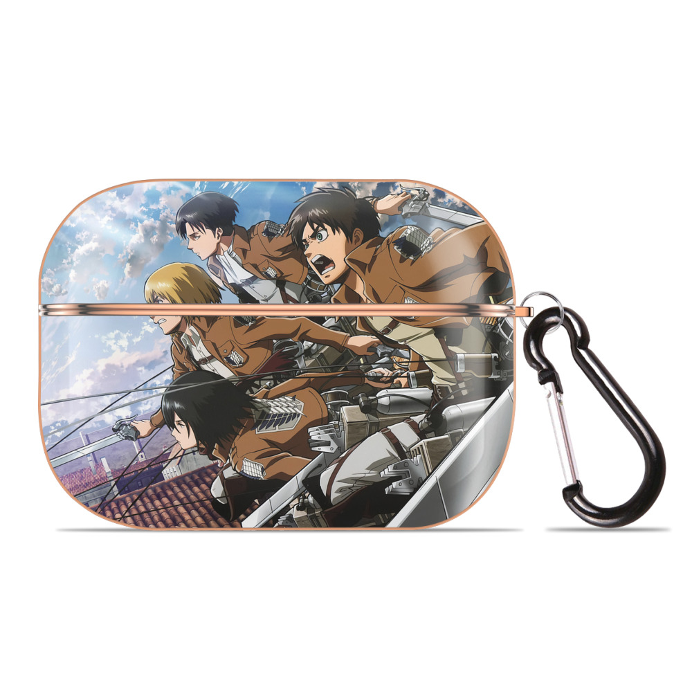 （画像用） 進撃の巨人 Attack on Titan 【AirPods Pro用】ハードシェル保護ケース｜耐衝撃・防指紋・カラビナ付き商品仕様