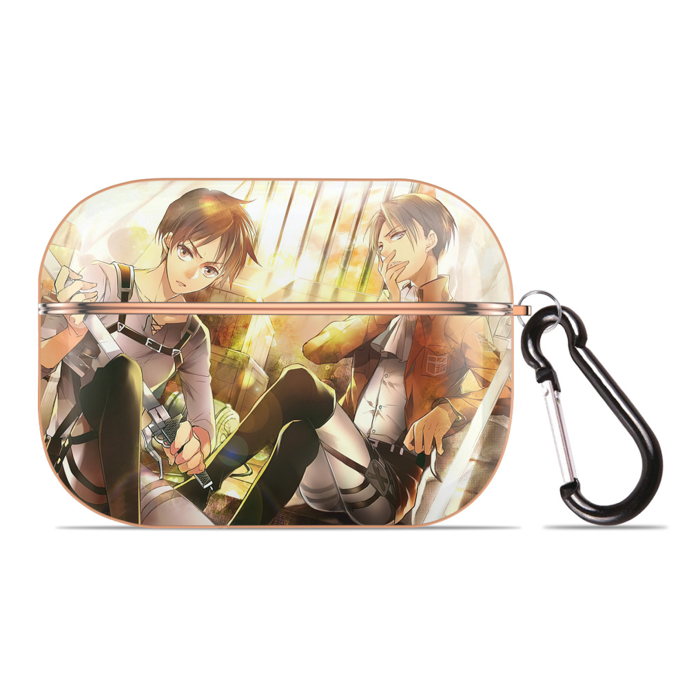 （画像用） 進撃の巨人 Attack on Titan 【AirPods Pro用】ハードシェル保護ケース｜耐衝撃・防指紋・カラビナ付き商品仕様