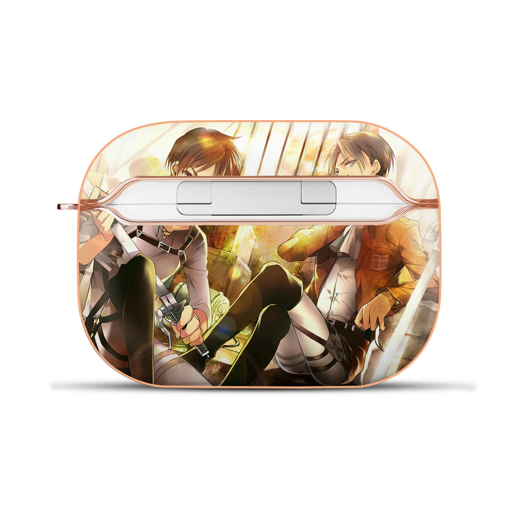 （画像用） 進撃の巨人 Attack on Titan 【AirPods Pro用】ハードシェル保護ケース｜耐衝撃・防指紋・カラビナ付き商品仕様