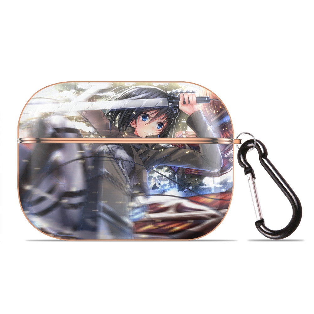 （画像用） 進撃の巨人 Attack on Titan 【AirPods Pro用】ハードシェル保護ケース｜耐衝撃・防指紋・カラビナ付き商品仕様