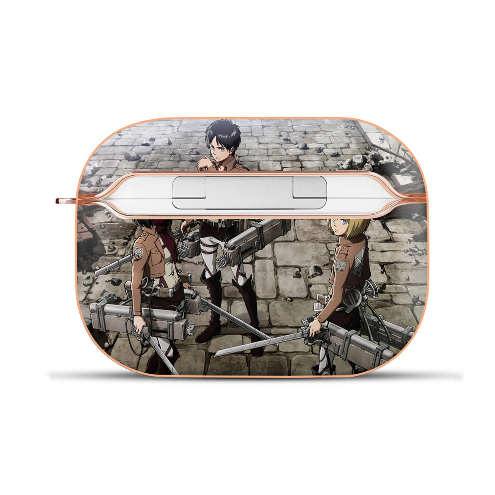 （画像用） 進撃の巨人 Attack on Titan 【AirPods Pro用】ハードシェル保護ケース｜耐衝撃・防指紋・カラビナ付き商品仕様