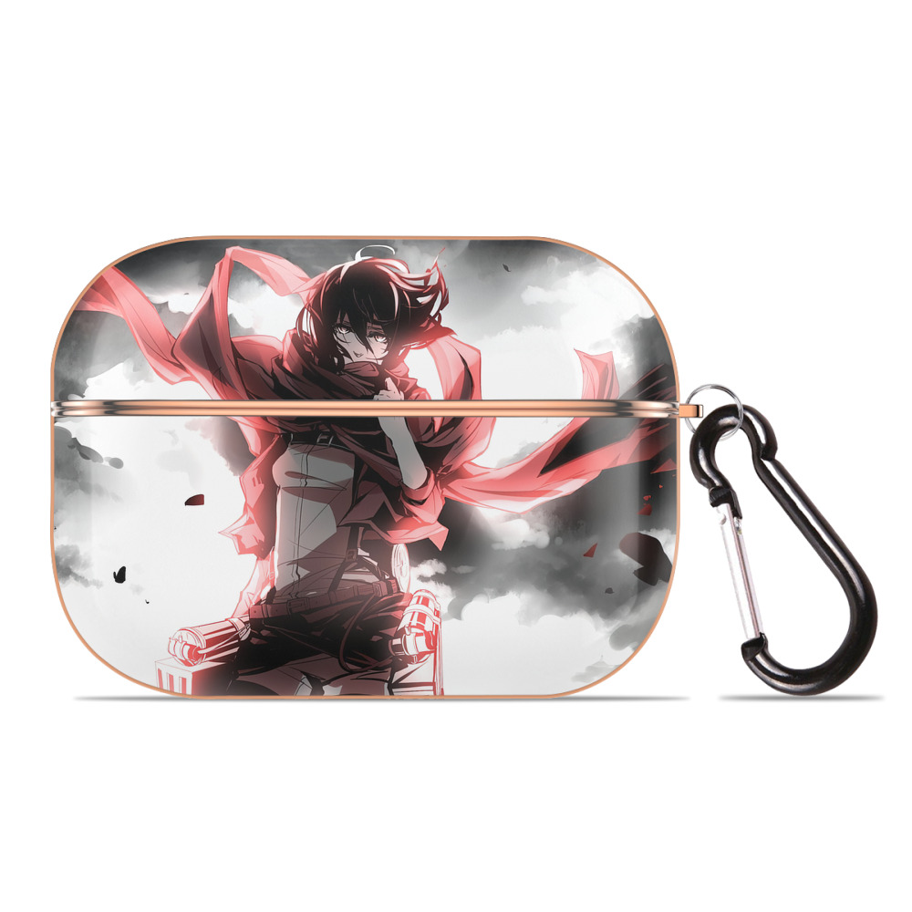 （画像用） 進撃の巨人 Attack on Titan 【AirPods Pro用】ハードシェル保護ケース｜耐衝撃・防指紋・カラビナ付き商品仕様