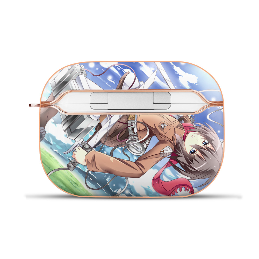 （画像用） 進撃の巨人 Attack on Titan 【AirPods Pro用】ハードシェル保護ケース｜耐衝撃・防指紋・カラビナ付き商品仕様