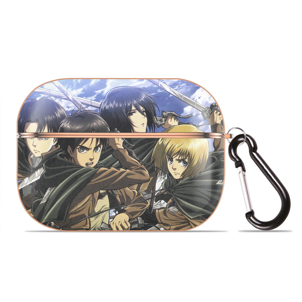 （画像用） 進撃の巨人 Attack on Titan 【AirPods Pro用】ハードシェル保護ケース｜耐衝撃・防指紋・カラビナ付き商品仕様