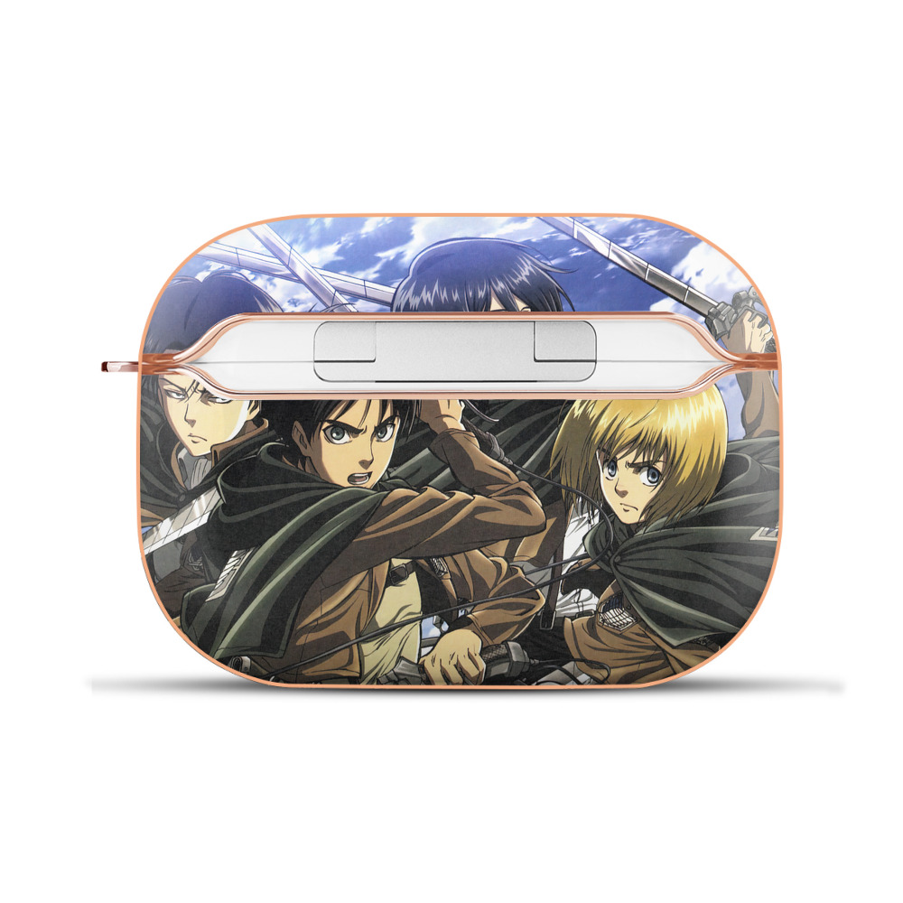 （画像用） 進撃の巨人 Attack on Titan 【AirPods Pro用】ハードシェル保護ケース｜耐衝撃・防指紋・カラビナ付き商品仕様