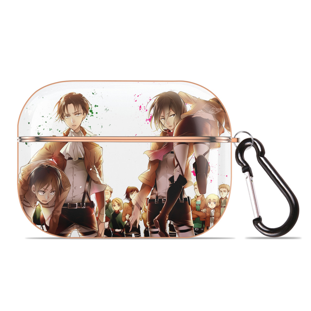 （画像用） 進撃の巨人 Attack on Titan 【AirPods Pro用】ハードシェル保護ケース｜耐衝撃・防指紋・カラビナ付き商品仕様
